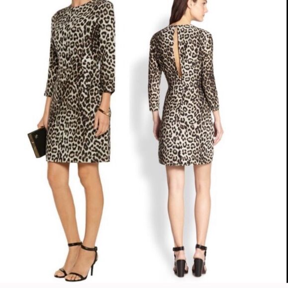 NWOT rag & bone 100% silk cheetah print dress - Picture 1 of 7